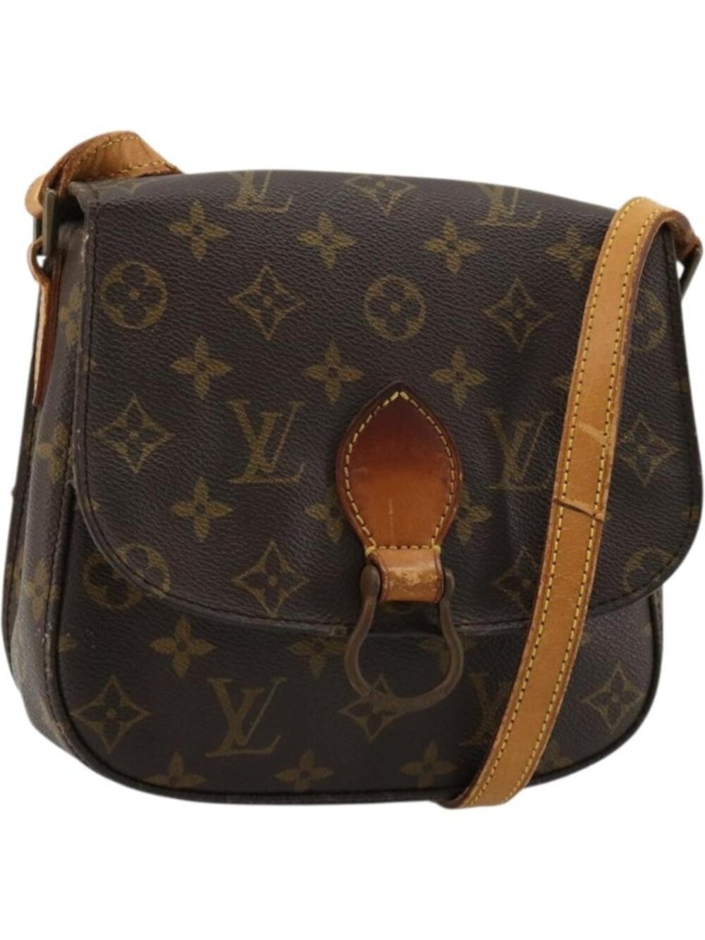 LOUIS VUITTON Monogram Saint Cloud MM Shoulder Bag M51243